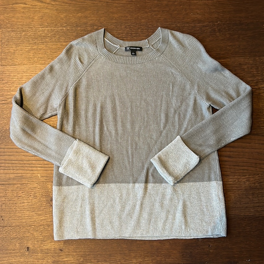 INC Sweater Top with Cuffed Sleeves